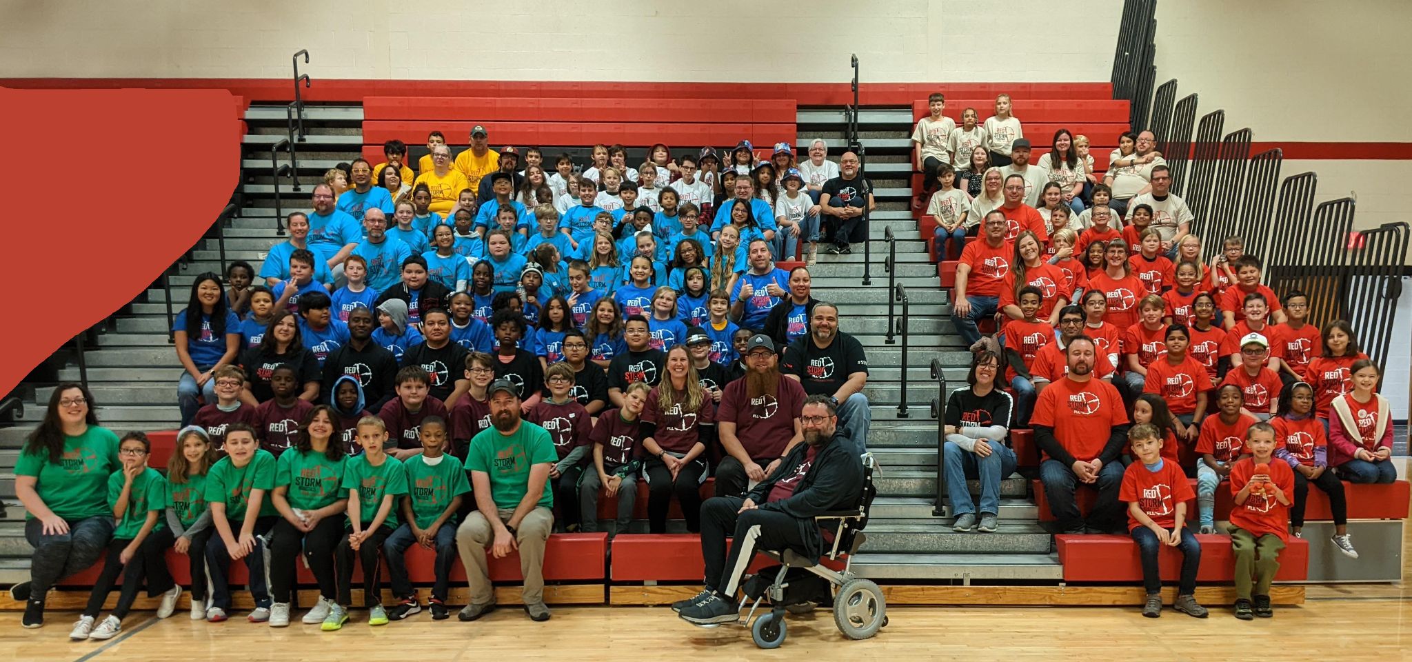 FLL Challenge team with their robot